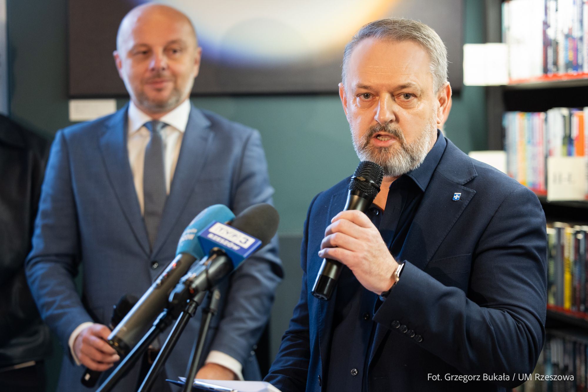 zdjęcie ze spotkania dot. budowy biblioteki wraz z centrum kongresowo-wystawienniczym w Rzeszowie, fot. Grzegorz Bukała
